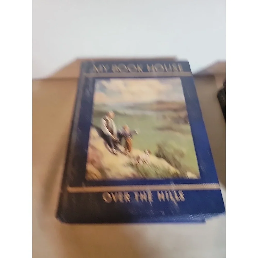 Olive Beaupre Miller My Book House Hardcover Set of 6 Blue Faux Leather Good